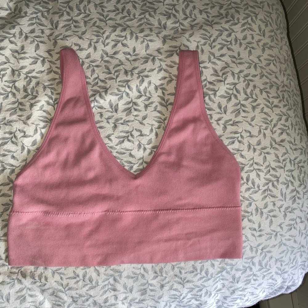 Apostle pink cropped tank top